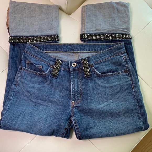 Express X2 Denim Laboratory JEANS Rhinestones - Picture 2 of 7